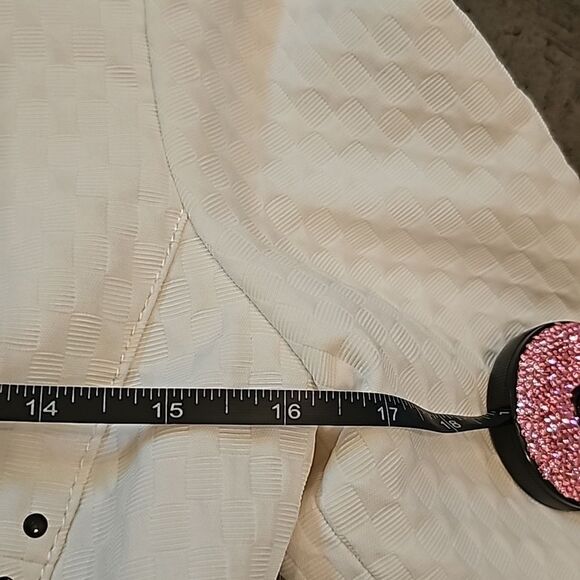 Alberto Makali white blazer jacket skirt set size  4 Vintage - Picture 6 of 15